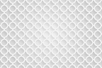 Obraz na płótnie Canvas Abstract luxury white geometric pattern