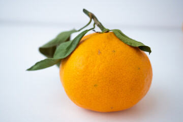 Mandarin Photo fruit citrus orange with leaves