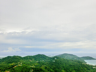 Fototapeta na wymiar Thailand island landscape in summer