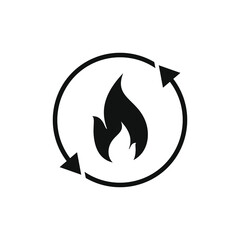 Metabolism icon. Metabolic process symbol concept isolated on white background. Vector illustration