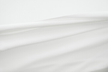 Fototapeta premium White fabric texture background design element