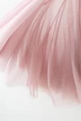 Foto op Aluminium Pink chiffon fabric texture background © Rawpixel.com