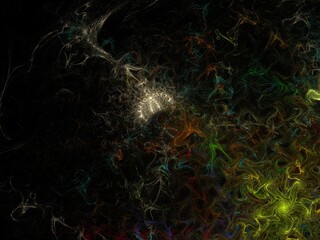 Imaginatory fractal background Image