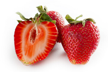 Strawberry isolated on white background