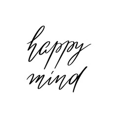 Vector hand drawn lettering isolated. Template for card, poster, banner, print for t-shirt, pin, badge, patch.