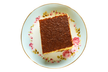 Homemade traditional Turkish dessert Revani