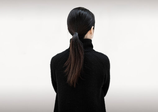 Asian Girl With Ponytail