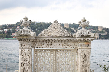 Obraz premium Kucuksu Palace in Istanbul City, Turkey