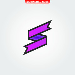 vector illustration of simple text