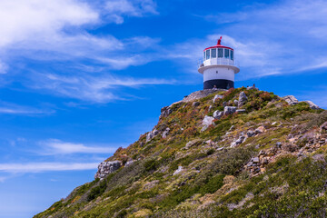 Fototapeta na wymiar Lighthouse at Cape of Good Hope, South Africa