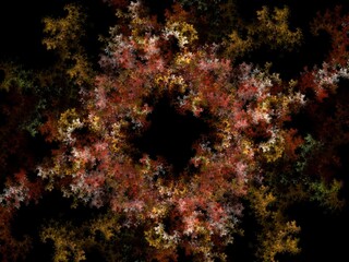 Imaginatory fractal background Image