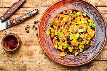 Appetizing vegetable ragout