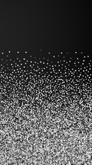 Silver glitter luxury sparkling confetti. Scattere