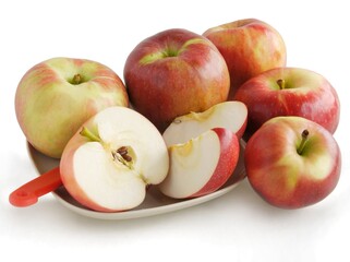 multicolor,tasty fresh apple close up