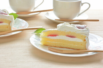 イチゴのショートケーキ