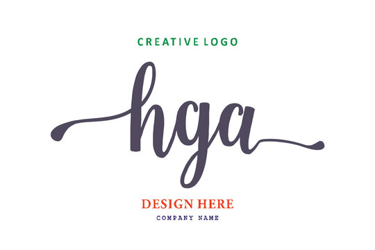 HGA lettering logo is simple, easy to understand and authoritative