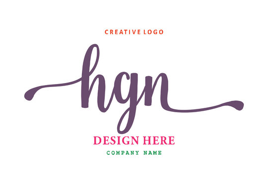 HGN lettering logo is simple, easy to understand and authoritative