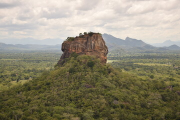 Fototapeta na wymiar Rock of Sigiriya in Sri Lanka