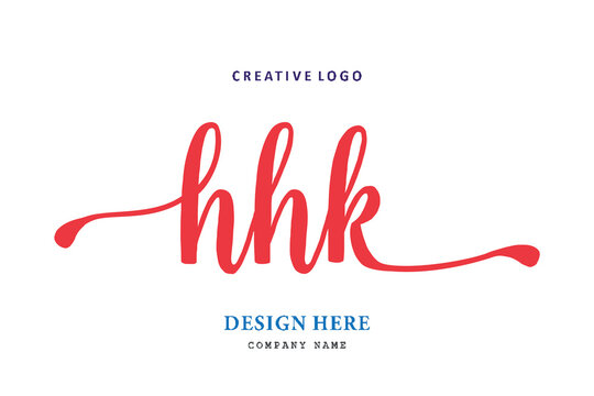 HHK lettering logo is simple, easy to understand and authoritative