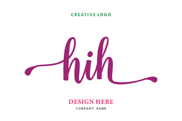 HIH lettering logo is simple, easy to understand and authoritative