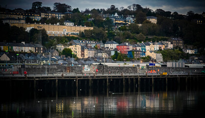 Cork, Ireland - Port of Cork, the main port serving the South of Ireland, and the second busiest...
