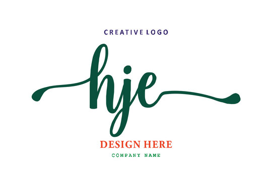 HJE lettering logo is simple, easy to understand and authoritative