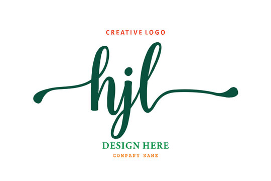 HJL lettering logo is simple, easy to understand and authoritative