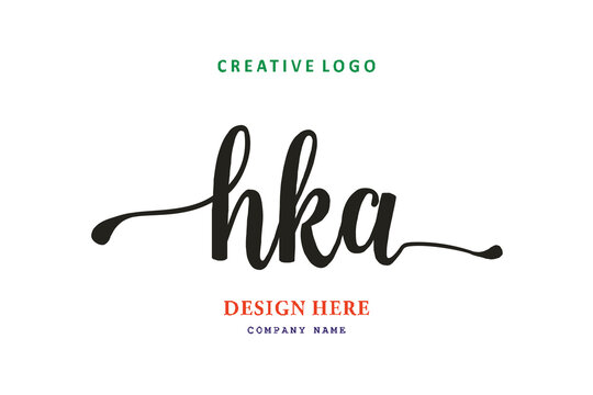 HKA lettering logo is simple, easy to understand and authoritative