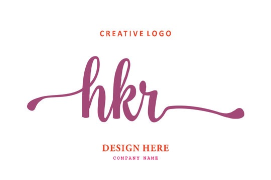 HKR lettering logo is simple, easy to understand and authoritative