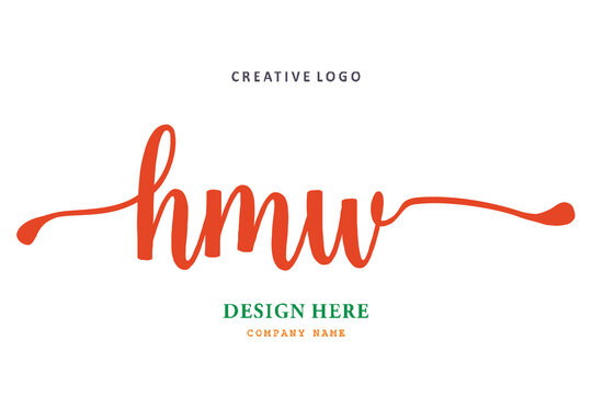 HMW lettering logo is simple, easy to understand and authoritative