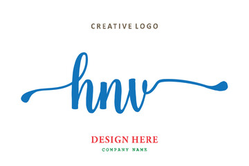 HNV lettering logo is simple, easy to understand and authoritative