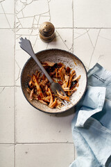 Pulled pork with barbecue sauce