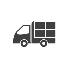 Fototapeta premium fast delivery logo icon