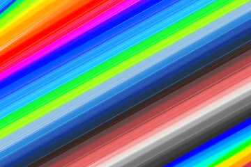 Abstract gradient colorful multilayer lines with diagonal angle view