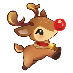 Christmas cute deer