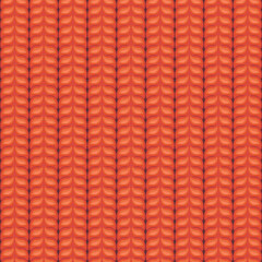 Seamless knitted pattern. Woolen red cloth. Red knited texture .