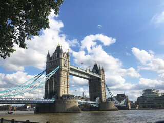 Fototapeta na wymiar London Tower Bridge in River Thames England, UK