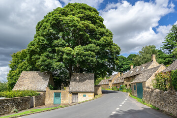 Fototapeta na wymiar The village of Snowshill in the English Cotswolds