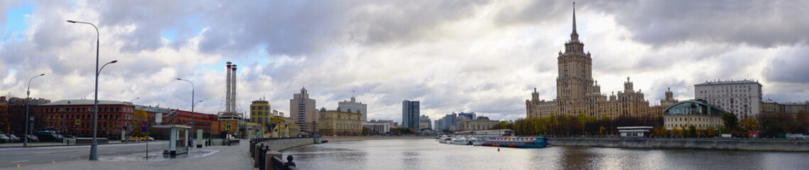 Fototapeta premium Panoramic view of Moscow