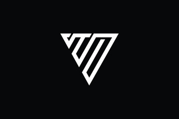 VM logo letter design on luxury background. MV logo monogram initials letter concept. VM icon logo design. MV elegant and Professional letter icon design on black background. M V VM MV