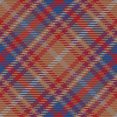 Seamless pattern of scottish tartan plaid. Repeatable background with check fabric texture. Vector backdrop striped textile print.