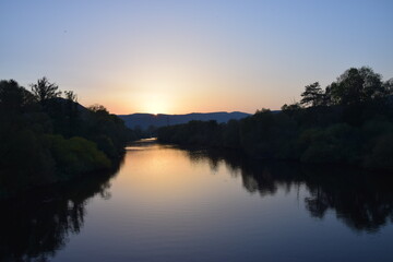 Sonnenuntergang Eder