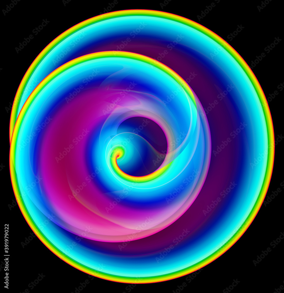 Poster fashionable 3d shape abstraction for design