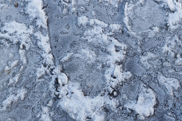 frozen water, ice, texture, snow