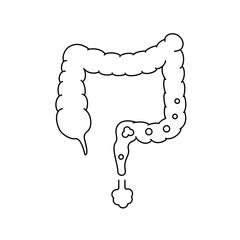 linear black flatulence sign