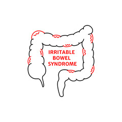 linear irritable bowel syndrome sign
