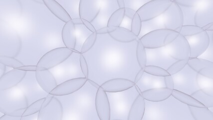 Abstract silver background of festive shiny bubbles