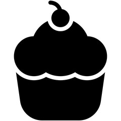 
A delicious cherry cup cake
