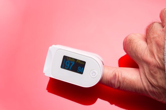 Blood Oxygen Meter And Heart Rate.