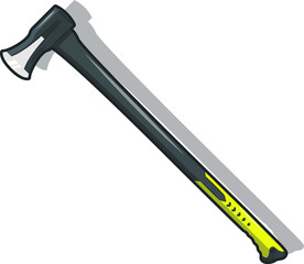 Ax. Cleaver for a log.